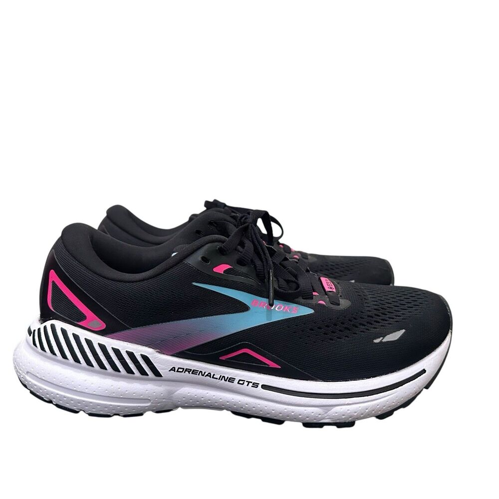 Brooks Adrenaline 23 GTX Gore-Tex Waterproof Women's Running Shoes Size 8.5 Blk